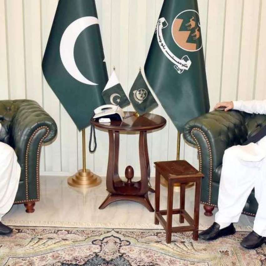کوئٹہ، وزیراعلی بلوچستان میر سرفراز بگٹی سے سینیٹر سلیم ..