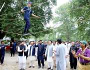پشاور، خیبرپختونخوا کے وزیر برائے ابتدائی و ثانوی تعلیم ارشد ایوب ..