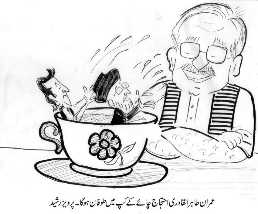 عمران خان ، طاہر القادری احتجاج چائے کے کپ میں طوفان ہو گا ۔ پرویز رشید