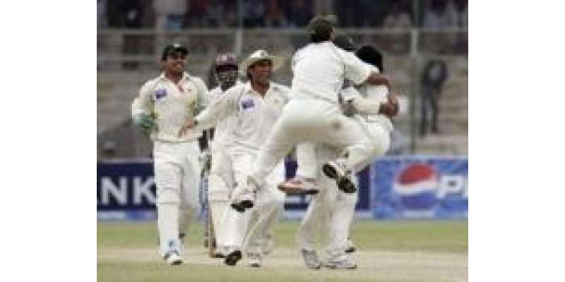 کراچی ٹیسٹ پاکستان کی ویسٹ انڈیز کے خلاف 199رنز سے کامیابی 3میچوں کی ..