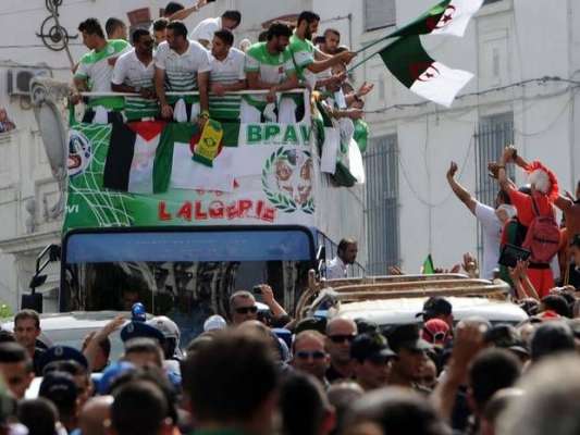 الجزائر کی فٹبال ٹیم نے ورلڈ کپ میں کمائی گئی رقم غزہ کے محصورین کو عطیہ کرنے کا اعلان کردیا