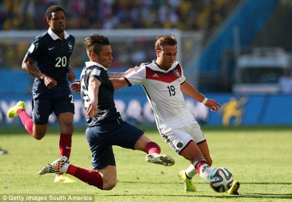 ورلڈ کپ فٹ بال میں جرمنی فرانس کو شکست دے کر سیمی فائنل میں پہنچ گیا