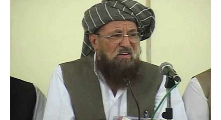 حکومت طالبان سے مذاکراتی عمل میں سنجیدہ نظر نہیں آتی، مولانا سمیع الحق