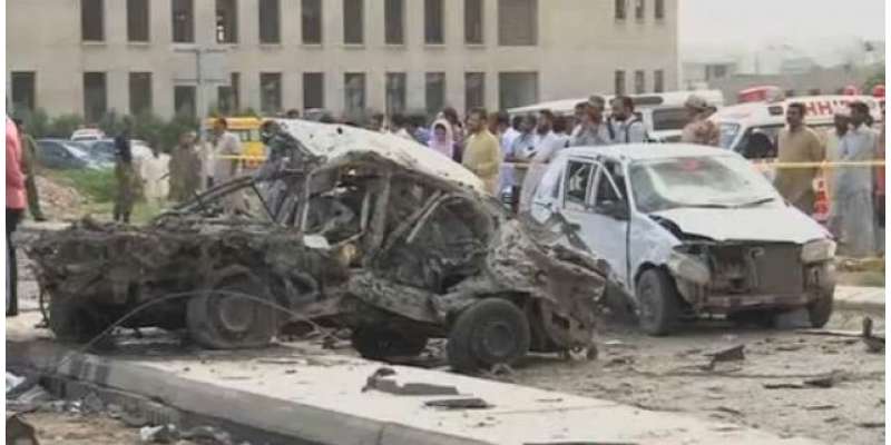 دھماکہ خیزموادسے بھری پک اپ کو چوہدری اسلم کی گاڑی سے ٹکرایا گیا ،کراچی ..