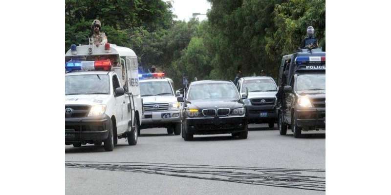 لاہور میں وزیر اعظم کے سیکیورٹی اسکواڈ کی 2 گاڑیاں حادثے کا شکار، 6 اہلکار ..
