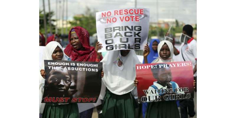 نائیجرین طالبات کے اغواء کے خلاف دنیا بھر میں ریلیاں،مشعل اوباما بھی ..