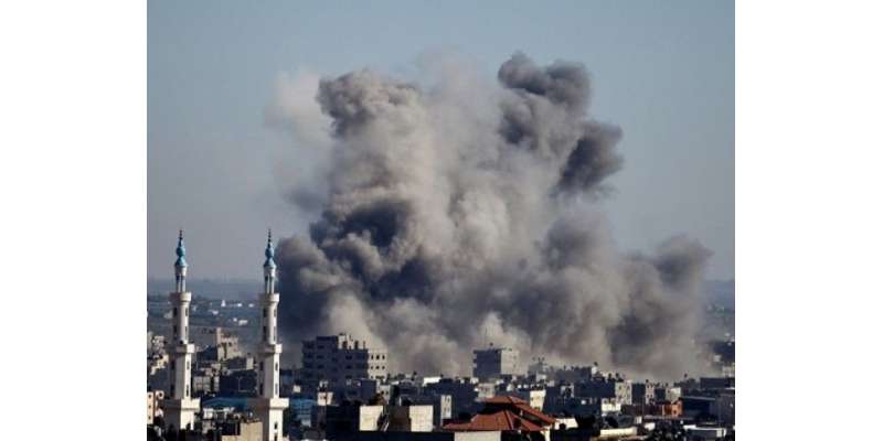 اسرائیلی جیٹ طیاروں کی تازہ بمباری میں مزید 14فلسطینی شہید ,تعداد 124ہوگئی,سینکڑوں ..