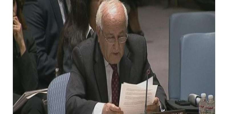 فلسطینی نمائندے سلامتی کونسل میں غزہ کی صورتحال بیان کرتے ہوئے رو پڑے