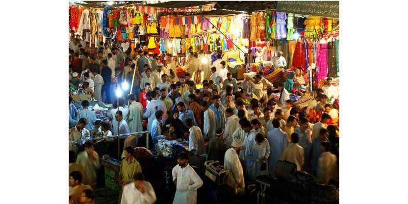 کراچی ، 20سے زائد تجارتی مراکز عید کی خریداری کیلئے کل سے افطار کے بعد ..