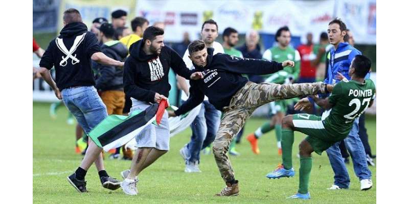 غزہ جارحیت، آسٹریا میں اسرائیلی فٹبال ٹیم پر حملہ