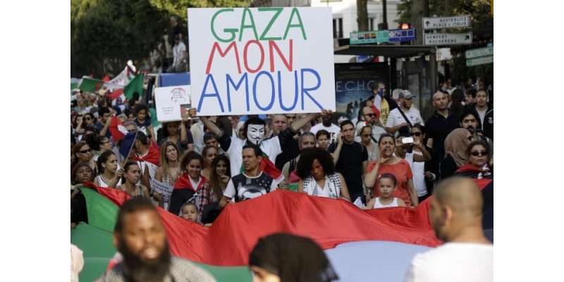 فرانس میں اسرائیل کے خلاف مظاہرے کرنے پر پابندی