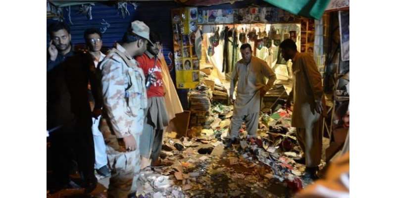 کوئٹہ ، پاکستانی جھنڈے فروخت کرنیوالی دکانوں پر بم دھماکہ، دستی بم ..