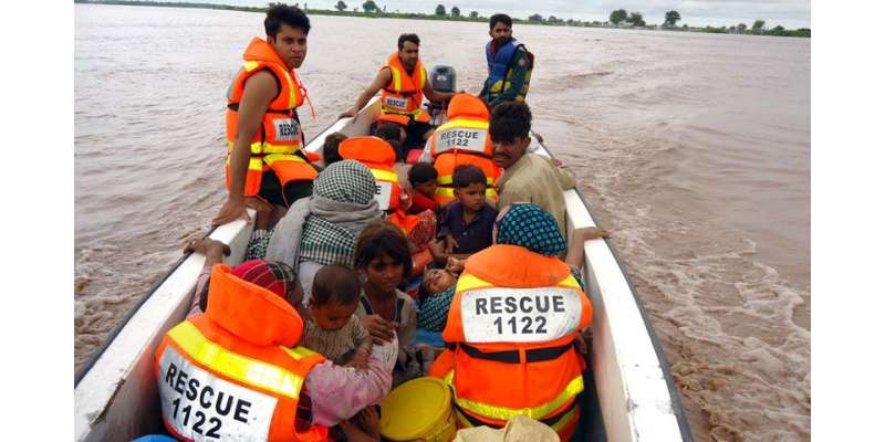 ریسکیو 1122نے اب تک سیلاب زدہ اضلاع سے78ہزارسے زائد سیلاب متاثرین کو ریسکیو ..