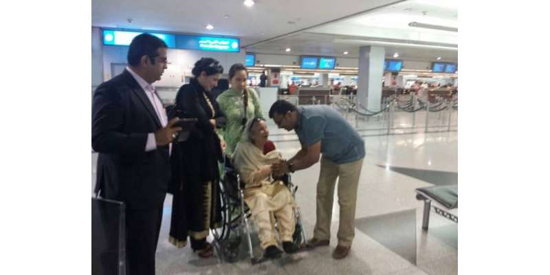 پرویز مشرف کی والدہ زریں مشرف پاکستان کیلئے روانہ