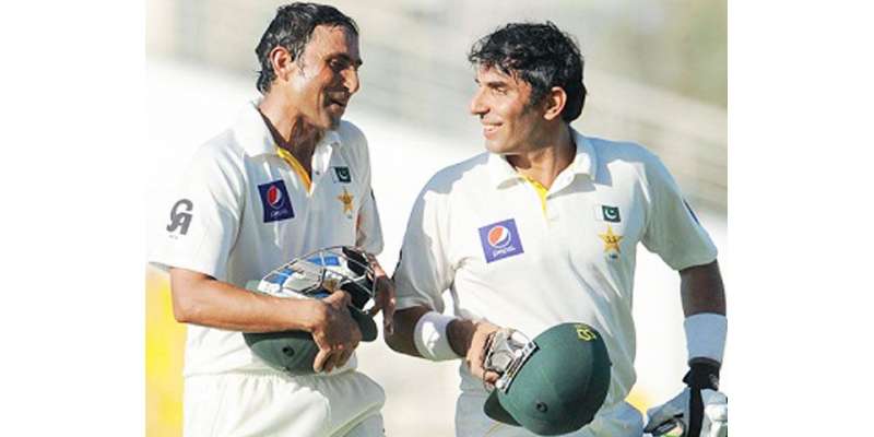 مصباح الحق اوریونس خان نے پاکستان کی جانب سے ٹیسٹ کرکٹ میں زیادہ بار ..