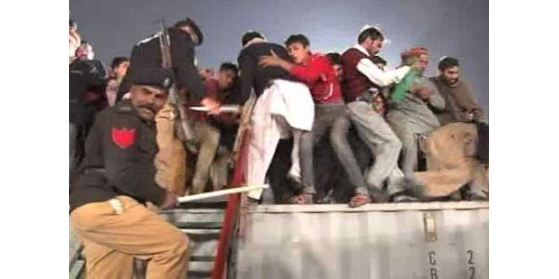 گوجرانوالہ: تحریک انصاف کے جلسے کے بعد کارکنوں کی ہلڑ بازی