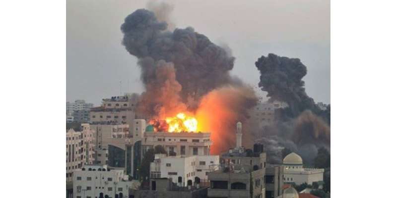 اسرائیل نے پھر فلسطین میں بمباری شروع کردی