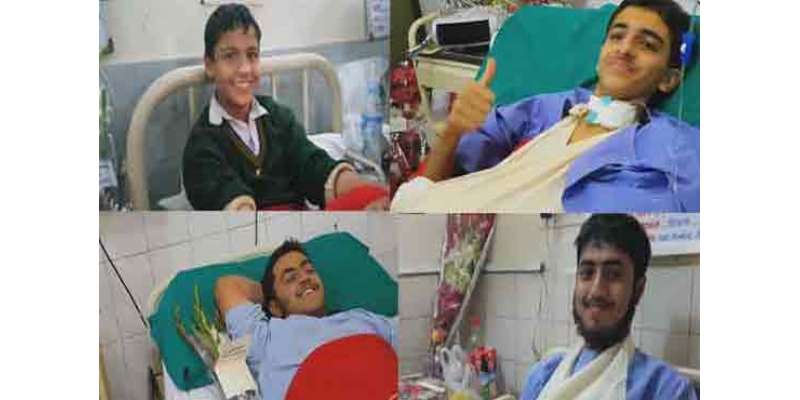 سانحہ پشاور میں زخمی ہونے والے بچوں‌ نے جرات اور ہمت کی نئی مثال قائم ..