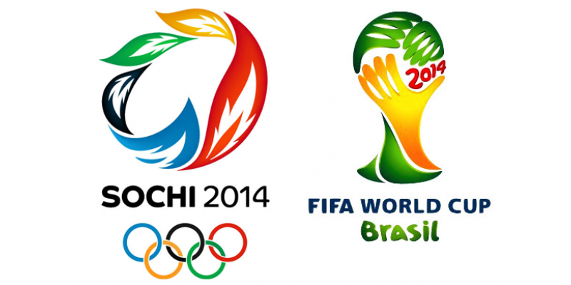 2014: سوچی اولمپکس اور برازیل ورلڈ کپ کا سال
