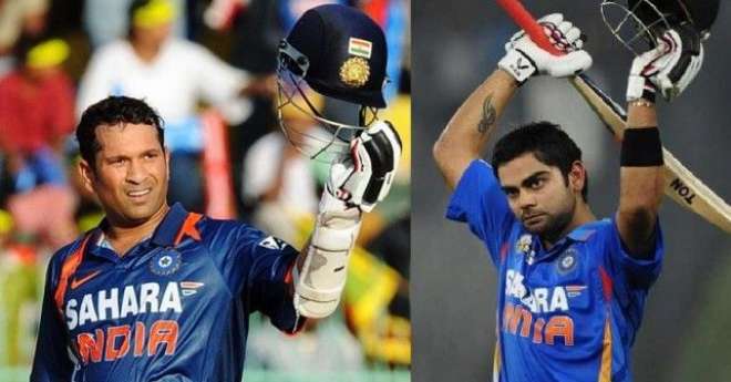 بھارتی کرکٹ ٹیم کے کھلاڑی ویرات کوہلی نے سچن ٹنڈولکر کو 2 اعزازات سے محروم کردیا