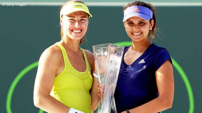 میامی اوپن ٹینس ٹورنامنٹ ، ثانیہ مرزا اور مارٹیناہنگس نے خواتین کا ڈبلز ٹائٹل جیت لیا