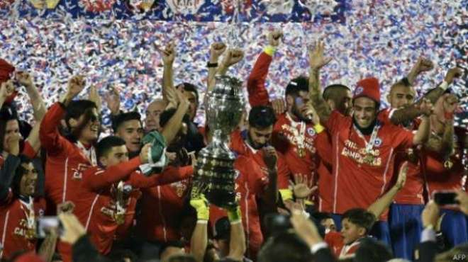 میزبان چلی نے تاریخ رقم کرتے ہوئے پہلی مرتبہ کوپا امریکہ فٹبال کپ جیت لیا