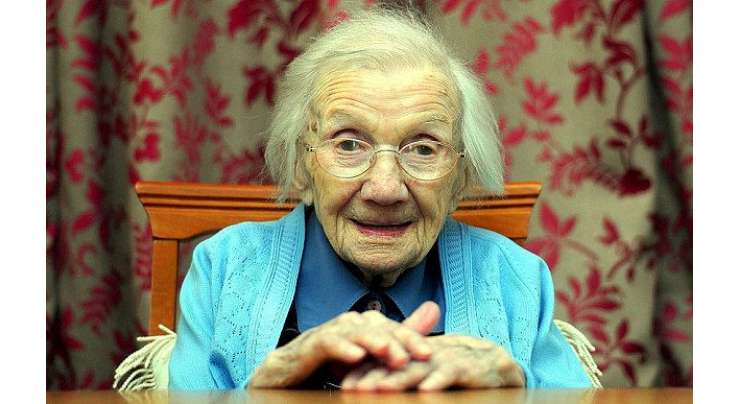 مردوں سے دوری ہی لمبی عمر کا راز ہے۔109 سالہ معمر خاتون کا انکشاف