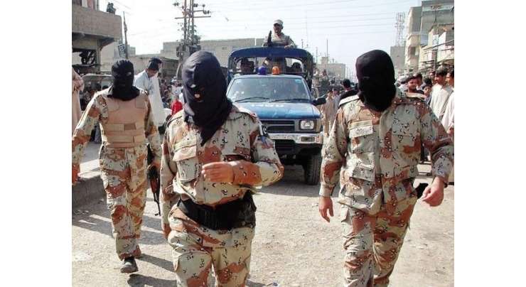 کراچی : الکرم سکوائر پر رینجرز کا چھاپہ، کچھ افراد گرفتار