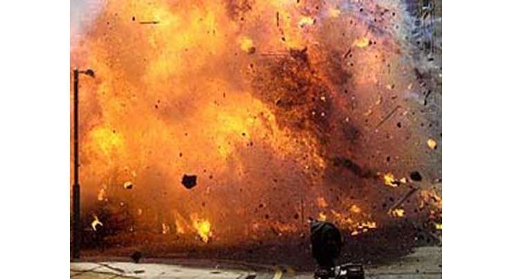 کراچی :برہانی مسجد کی قریب بم دھماکہ
