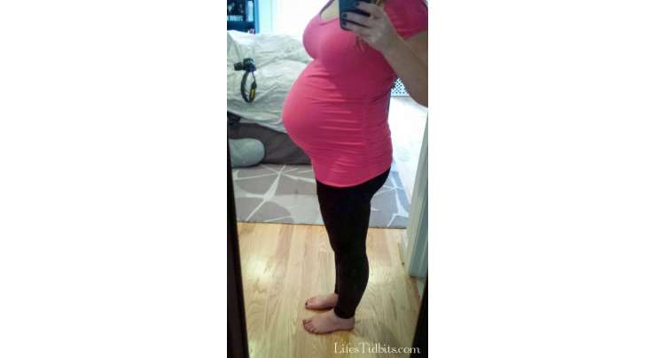 7 ماہ کی حاملہ 100 کلو وزن اٹھاتی ہے