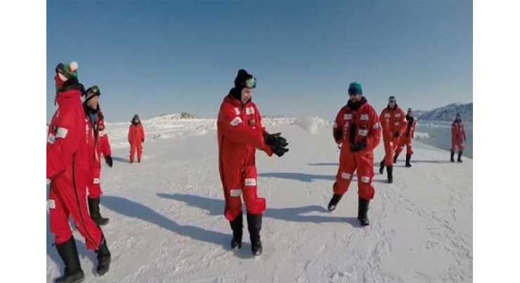 انگلش رگبی ٹیم کے سابق کھلاڑیوں کی ٹیم کا فلاحی ادارے کیلئے شمالی قطب پر پیدل مارچ