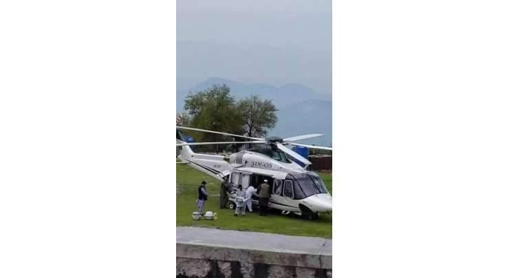 وزیر اعظم کا کھانا ہیلی کاپٹر کے ذریعے مری لے جانے کی تصویر نے سوشل میڈیا پر دھوم مچادی