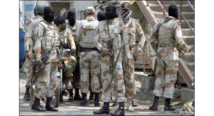 پاکستان رینجرز سندھ نے کراچی کے علاقے بھیم پورہ میں کارروائی کرکے سیاسی جماعت کے ٹارگٹ کلر کو گرفتار کرلیا