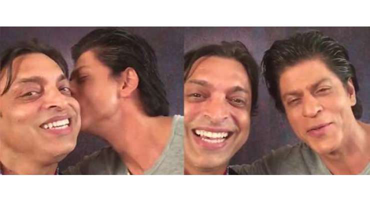 شعیب اختر کی شاہ رخ کے ساتھ ویڈیو نے دھوم مچا دی