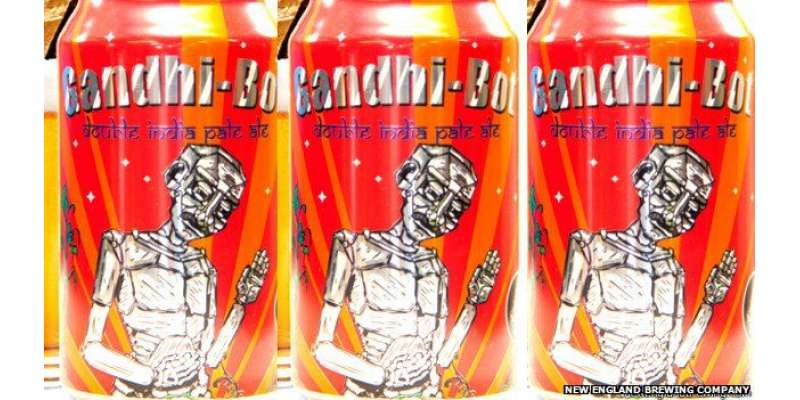 امریکی کمپنی نے بیئر کین، بوتلوں پر گاندھی کی تصاویر شائع کرنے پر معافی ..