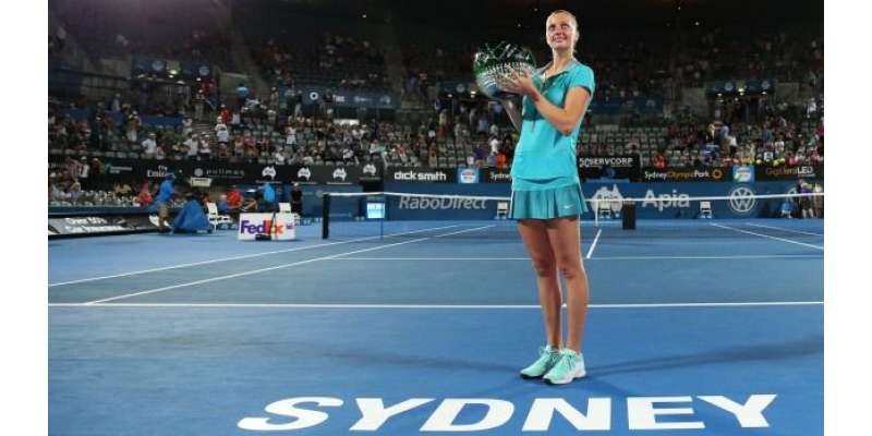 عالمی نمبر 4 پیٹرا کوویٹوا نے سڈنی انٹر نیشنل ٹینس ٹورنامنٹ اپنے نام ..
