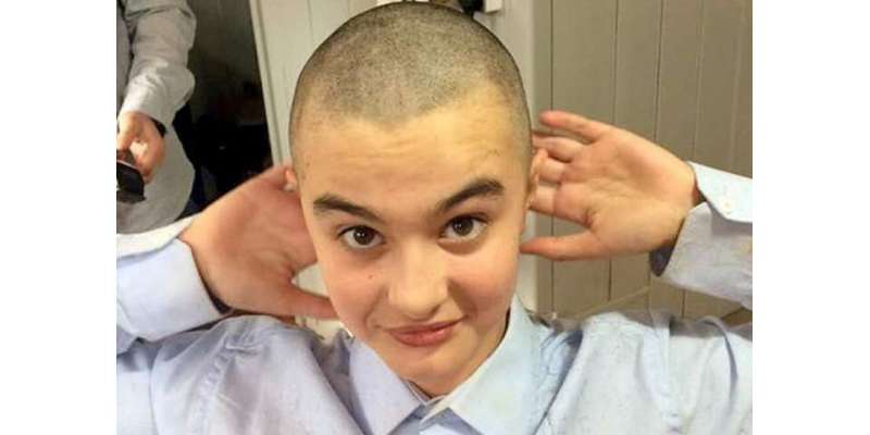 کینسر عطیہ کے لیے بال کٹوانے والے لڑکے کو سکول میں سزا کا سامنا