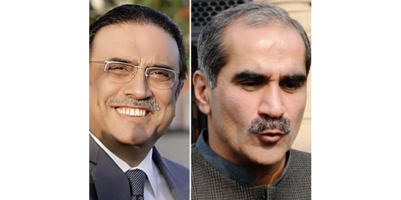 آصف علی زرداری اور سعد رفیق کے درمیان ملاقات،سینیٹ الیکشن پر تبادلہ ..