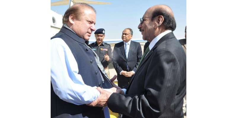 وزیر اعظم میاں محمد نواز شریف کراچی کے دورے کے بعد اسلام آباد واپس پہنچ ..