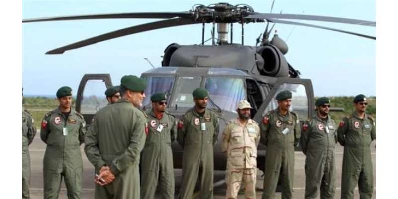 سعودی عرب کا فوجی ہیلی کاپٹر گر کر تباہ‘ عملے کے چار افراد ہلاک