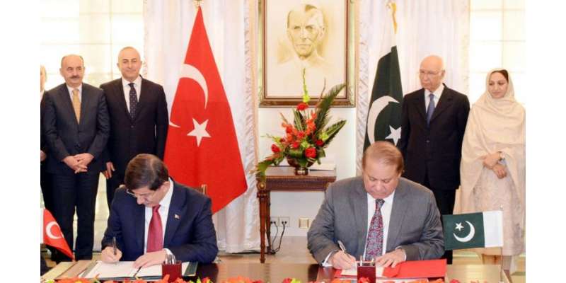 پاکستان اور ترکی نے آزادانہ تجارت سمیت مختلف معاہدوں پر دستخط کر دیئے ..
