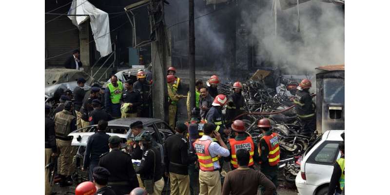 لاہور خودکش دھماکے میں 5 سے 8 کلو دھماکا خیز مواد استعمال ہوا،25 مشتبہ ..