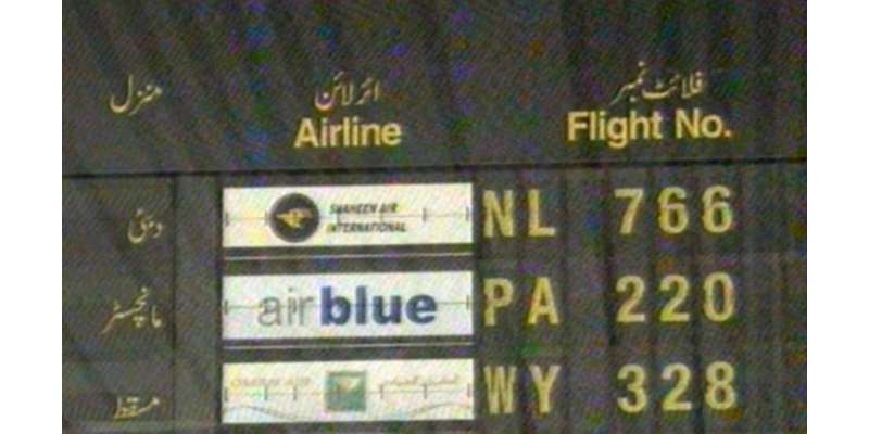 متحدہ عرب امارات سے لاہور آنے والی پرواز پر آسمانی بجلی گر گئی، 214پاکستانی ..