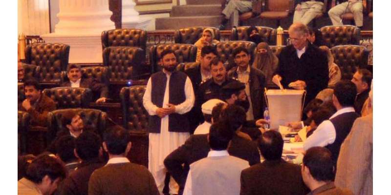 پشاور،نجی ٹی وی کی خا تون بیورچیف کے ساتھ اسمبلی میں سیکیورٹی اہلکاروں ..
