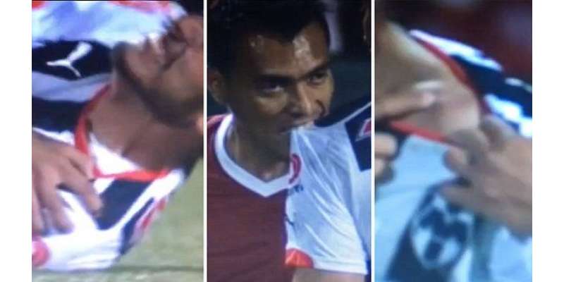 میکسیکو فٹبال لیگ :وینزویلا کے کھلاڑی نے حریف کو دانت کاٹنے پر معافی ..