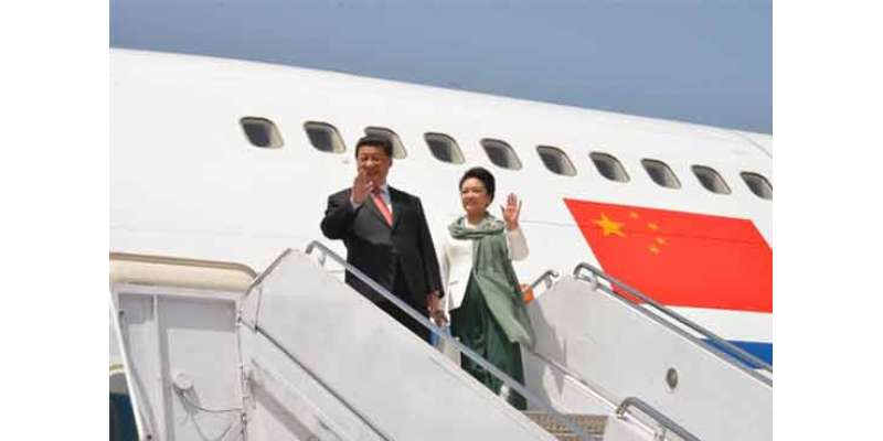 اسلام آباد : چینی صدر طیارے میں داخل، نور خان ائیر بیس پر شاندار الوداع ..