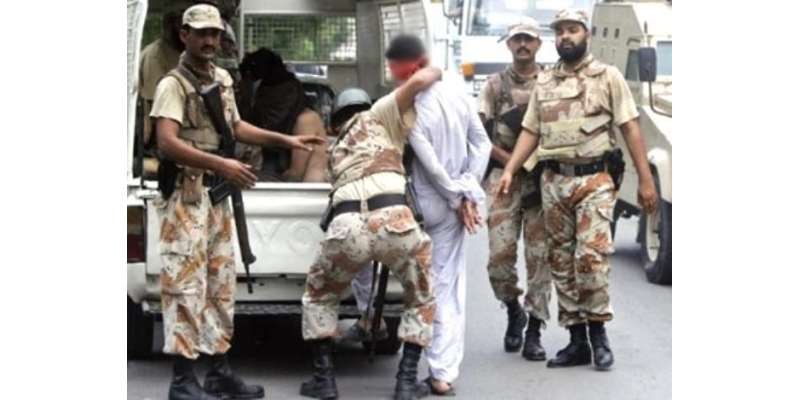 کراچی : بوگس ووٹ ڈالنے کے جرم میں گرفتار ملزمان کو رینجرز نے سزا سنا ..