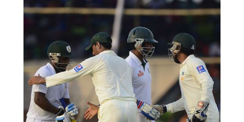 پاکستان، بنگلہ دیش کا پہلا ٹیسٹ میچ ہار جیت کے فیصلے کے بغیر ختم ہو ..