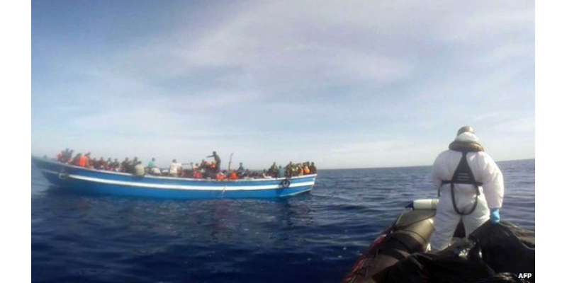 بحیرہ روم لیبیا کے ساحلی علاقوں کے قریب 3700 غیر قانونی تارکین وطن کو ..