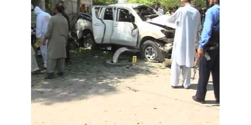 پشاور : حیات آباد میں دھماکہ ، ایف آر پی ڈپٹی کمانڈنٹ زخمی، ایک شخص جاں ..
